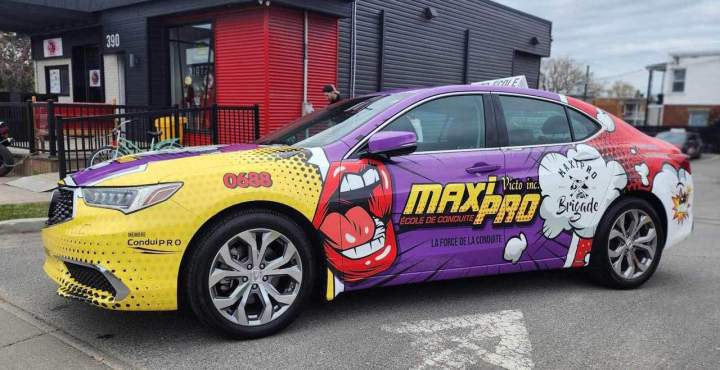 Voiture auto-école pour débutants Victoriaville