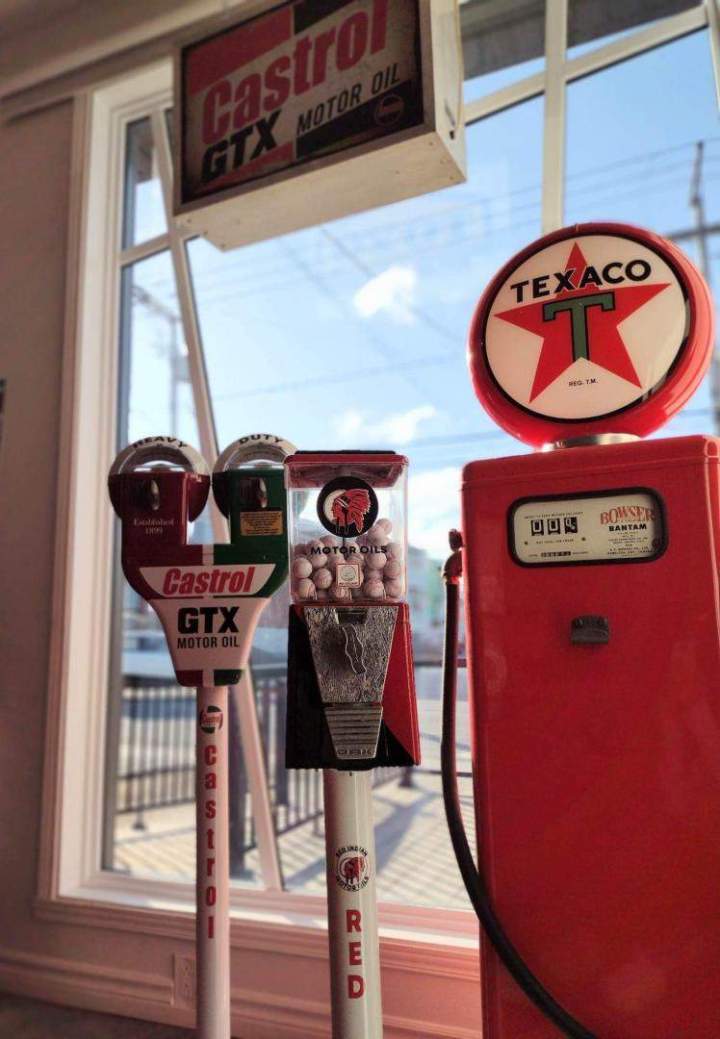 pompe à essence Texaco Victoriaville