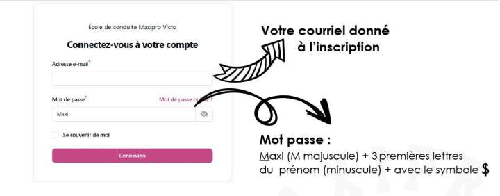 Procédure de connexion Victoriaville